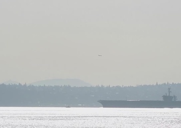 USS Theodore Roosevelt Departs PSNS