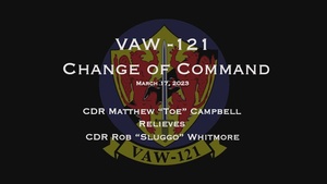 VAW-121 Changes Command in the Mediterranean