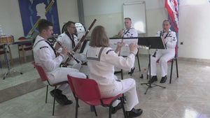 African Maritime Forces Summit U.S. Navy Band School Visit