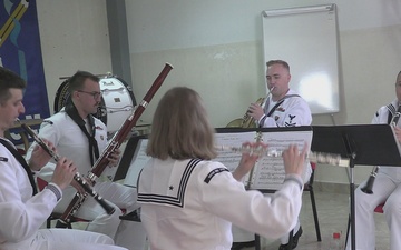 African Maritime Forces Summit U.S. Navy Band School Visit
