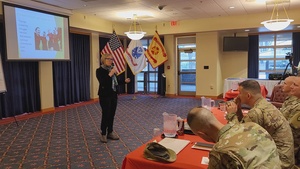 Speaker gives presentation at Fort McCoy's 2023 Women's History Month observance, Part I