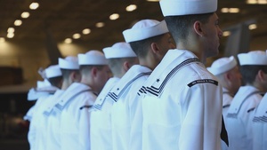 Dress Whites Inspection