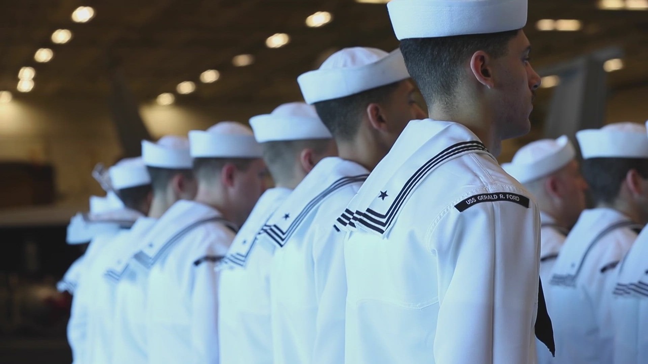 DVIDS - Video - Dress Whites Inspection