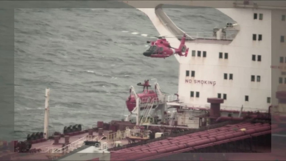 DVIDS - Video - Coast Guard Medevacs Man From Tanker 32 Miles Offshore ...