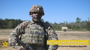 3rd DSB Trains Soldiers on Chemical Protection Equipment