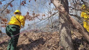 Fort McCoy prescribed burn team manages remote prescribed burn at installation, Part I