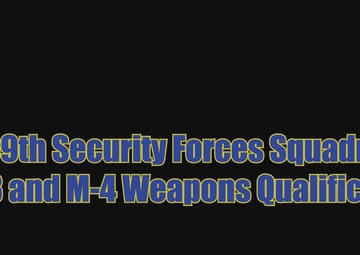 169th Security Forces Squadron weapons training