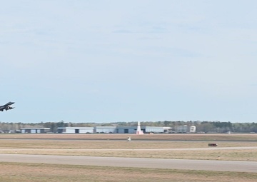 F-16 fighter jets at McEntire