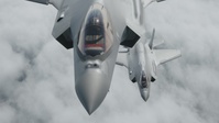 Dutch F-35s and Polish MiG-29s train together over Poland as part of NATO’s Air Policing mission