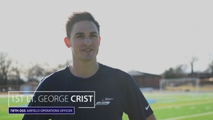 1st Lt. George Crist: Striding for Excellence with the Air Force Cross Country Team