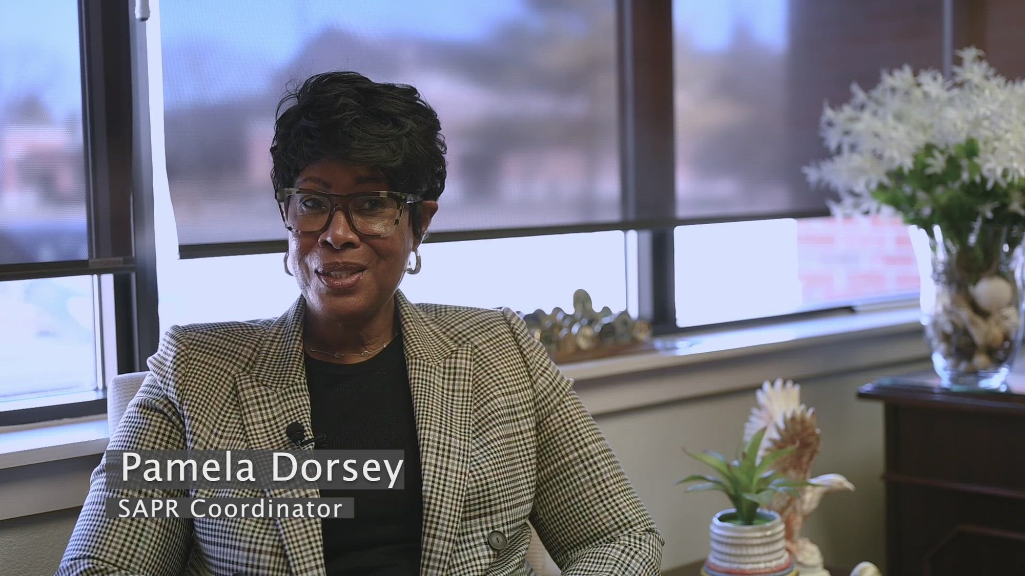 For Women's History month Pamela Dorsey, Sexual Assault Prevention and Response coordinator, shares a story of the hardships she faced in the military. (U.S. Air Force video by Airman 1st Class Madeline Baisey)