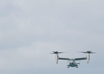 U.S. Navy Chaplains Land at Camp Courtney Helicopter Pad B-Roll