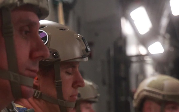 360th Civil Affairs Brigade Airborne jump Exercise