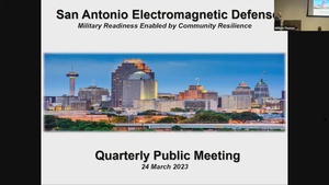 JBSA San Antonio-Electromagnetic Defense Quarterly Public Meeting March 2023