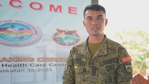 Balikatan 23 | Ground-breaking of Community Heath Care Center in Ilocos Norte, Philippines (Interview)