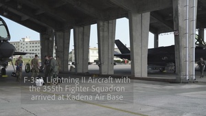 Lightning II's arrive at Kadena to maintain advanced fighter presence