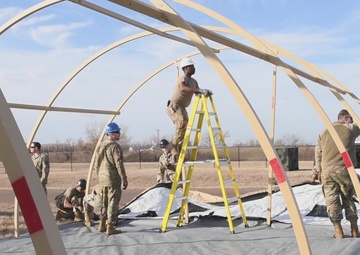 McConnell AFB: Exercise LETHAL PRIDE 2023 - Tent City Set-up and Daily Life