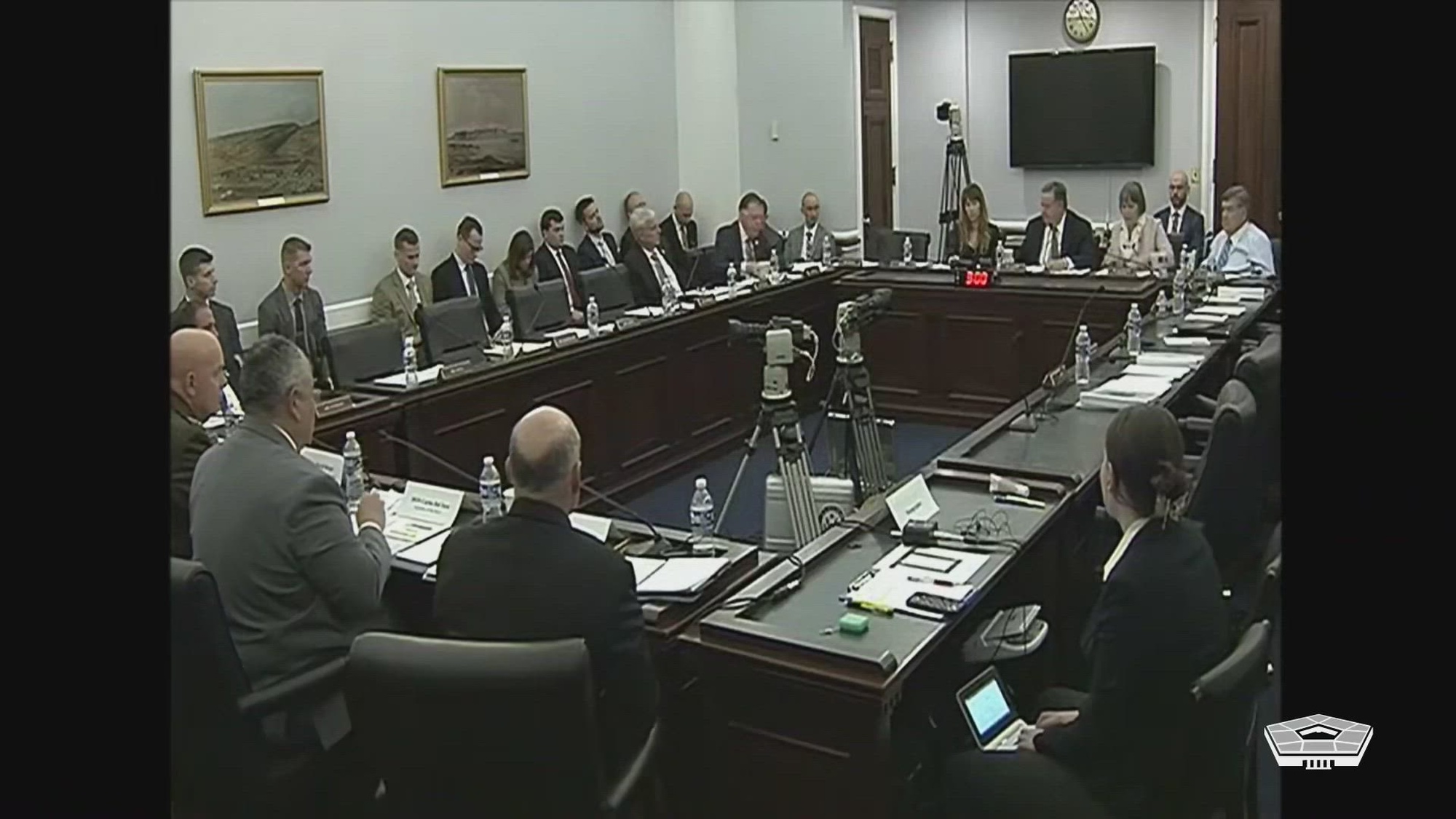 Secretary of the Navy Carlos Del Toro, Chief of Naval Operations Adm. Michael M. Gilday and Commandant of the Marine Corps Gen. David H. Berger provide testimony on the FY 2024 defense budget during a House Appropriations Defense subcommittee hearing