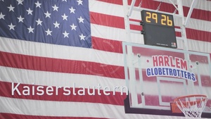 The Harlem Globetrotters visit Ramstein Air Base (720p w/graphics)