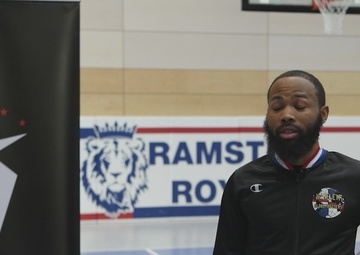 The Harlem Globetrotters visits Ramstein Air Base (A Roll)