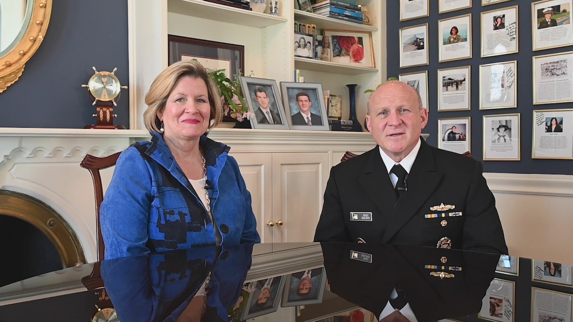 Chief of Naval Operations Adm. Mike Gilday and his wife Linda issue a message to the Fleet for Women's History Month 2023.