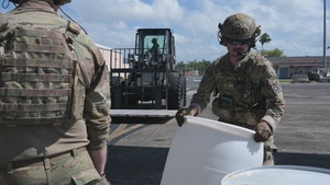 181st Airlift Squadron exercises method-B cargo drop