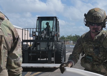 181st Airlift Squadron exercises method-B cargo drop