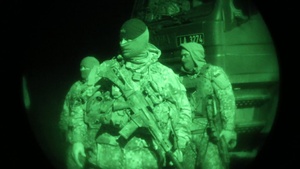 [B-Roll] Latvia soldiers Conduct Night Mission During Crystal Arrow