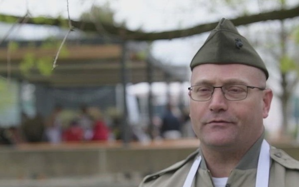 BROLL U.S. military member dance away with local German seniors