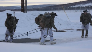 11th Airborne Division Paratroopers conduct tactical air movement during JPMRC 23-02