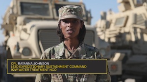 Cpl. Rayanna Johnson Atlantic Coast High School shout-out