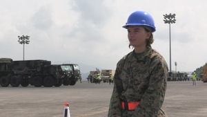 Balikatan 23 logistics embarkation specialist Cpl. Meghan Whitehouse interview