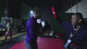 Sgt. 1st Class Johan Mackie competes in Polish Armed Forces MMA Friendship Match B-Roll