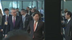 NATO Secretary General meeting with representatives of Australia, New Zealand, Japan and South Korea