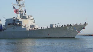 USS Nitze Returns to Homeport