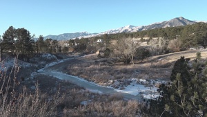 USAFA ‘Environmental’ B-roll (Winter 2023) — Monument Creek watershed rehab