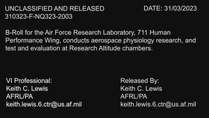 Research Altitude Chamber