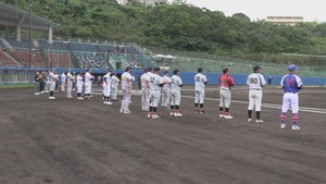 Okinawan-American Youth Friendship Baseball Tournament Opening Ceremony (B-roll)