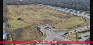 Louisville VA Medical Center photo time lapse December 2021 to April 2023