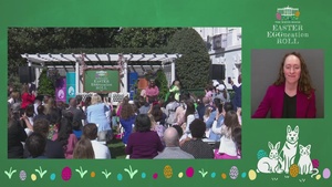 First Lady Jill Biden Reads to Children at the White House Easter EGGucation Roll