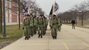 Navy Recruits March Towards Graduation