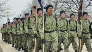 Navy Recruits Show Their Skill As They March Towards Graduation
