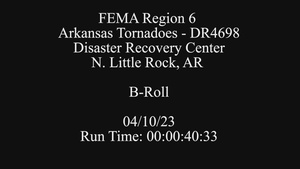 Arkansas Tornadoes: Jacksonville Storm Damage and N. Little Rock DRC
