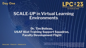 LPC-23 SCALE-Up in Virtual Learning Environments