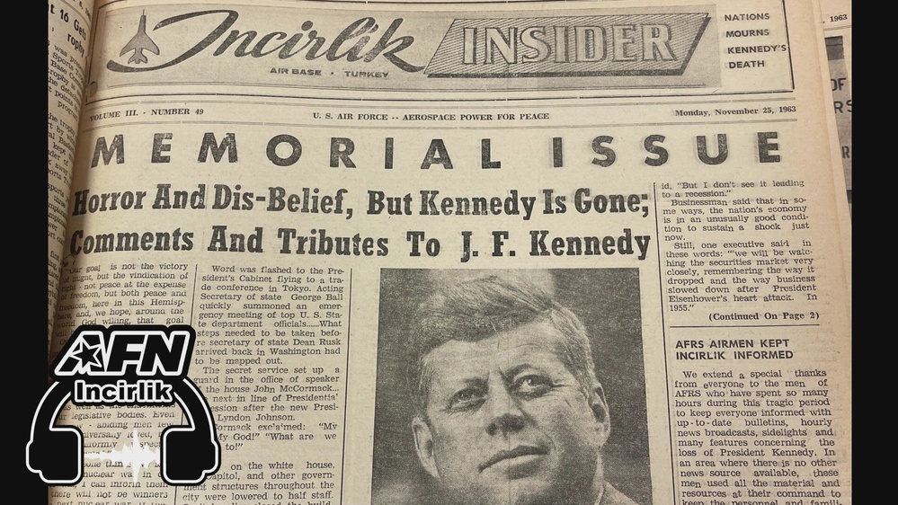 DVIDS - Video - AFN Incirlik 67th Anniversary - JFK Memorial Tribute 1963