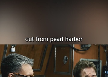 Gerard Butler with U.S. Navy Submariners