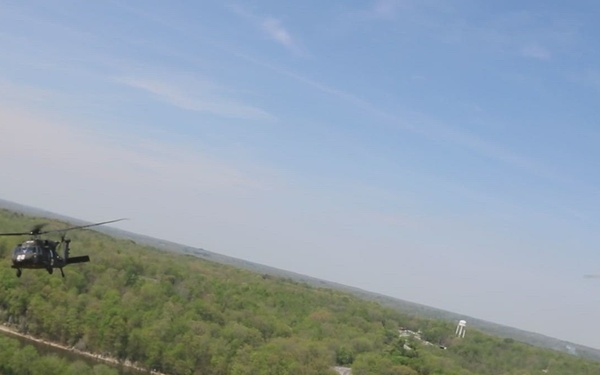 101st Combat Aviation Brigade Memorial Formation Flight
