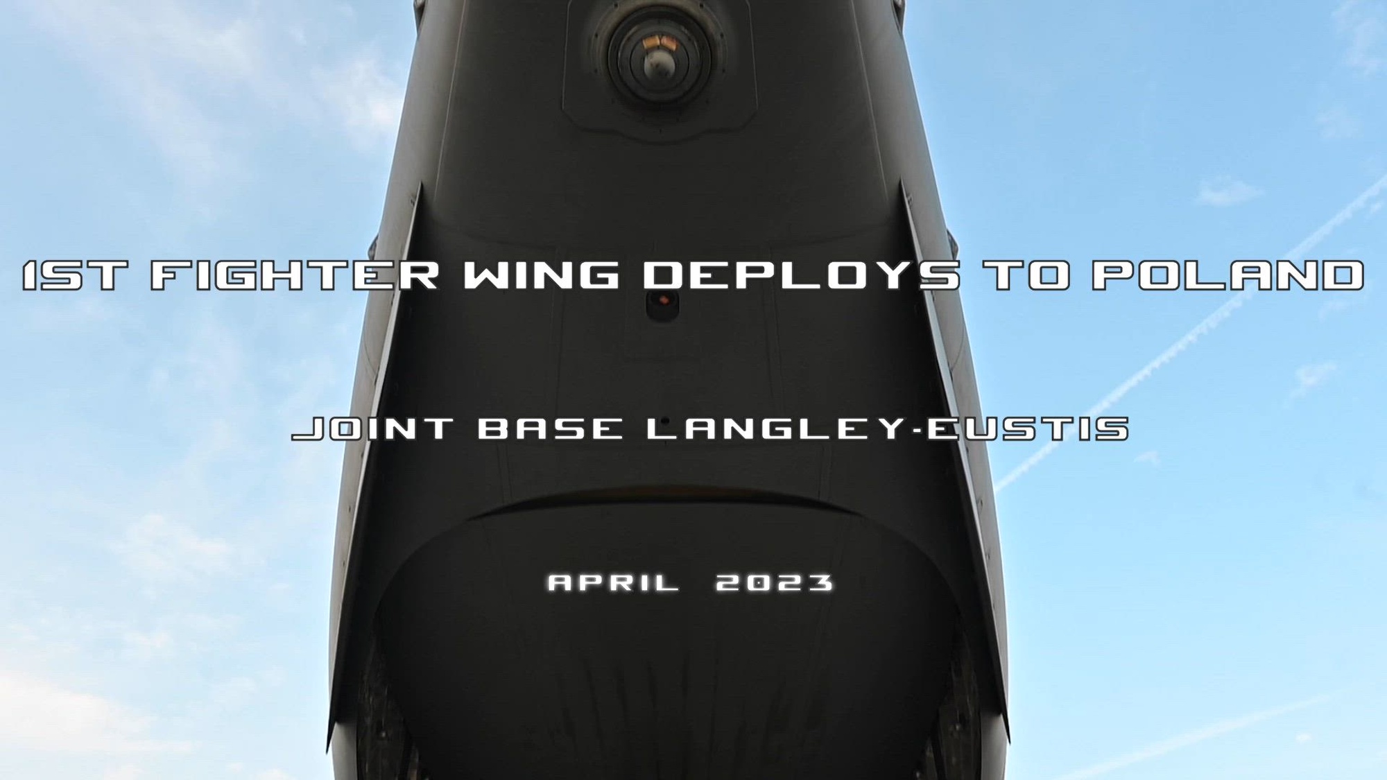 Video of F-22 Raptors deployment to Powidz Air Base, Poland.