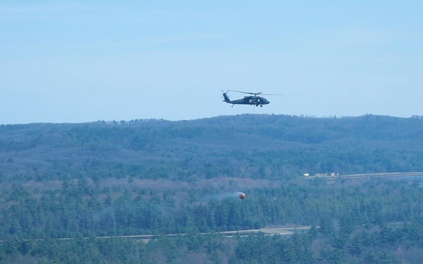 Wisconsin National Guard fire suppression response