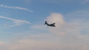 Slow motion video of a MAFFS-equipped C-130H dropping water during MAFFS 2023 Spring training